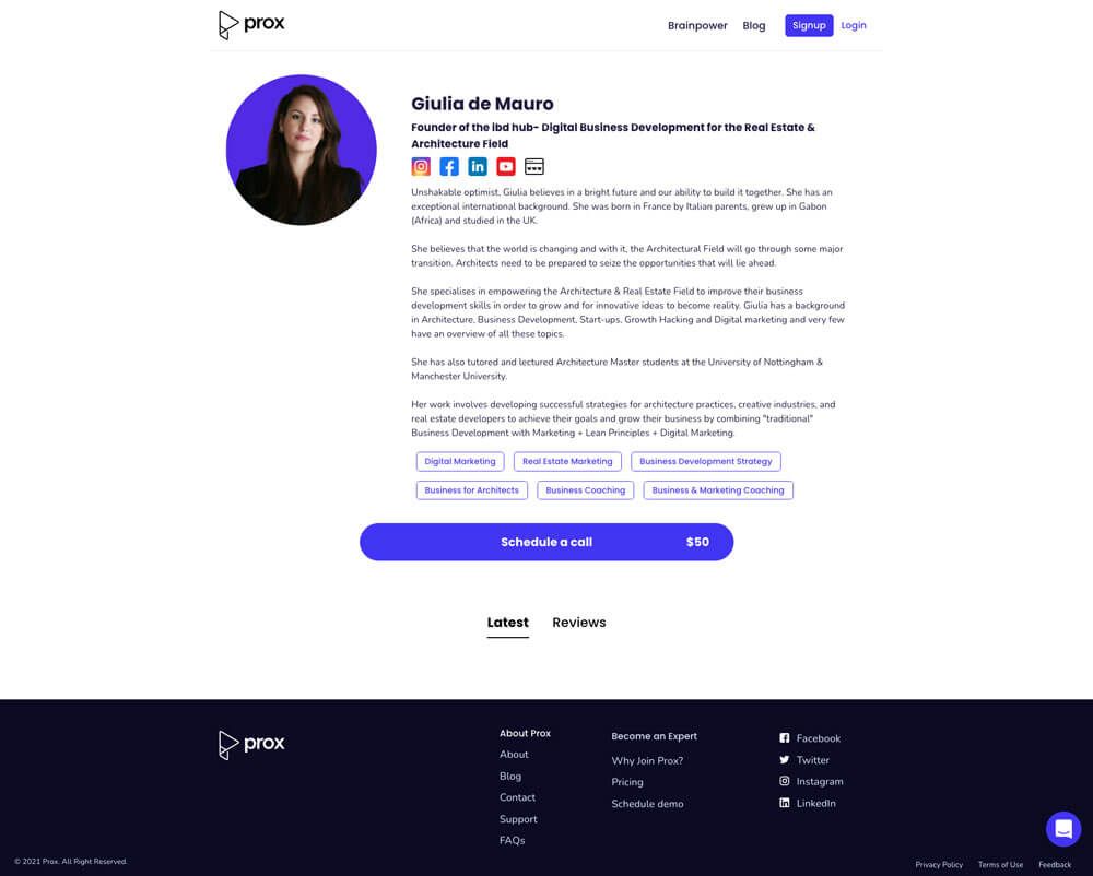 prox.io leadership page