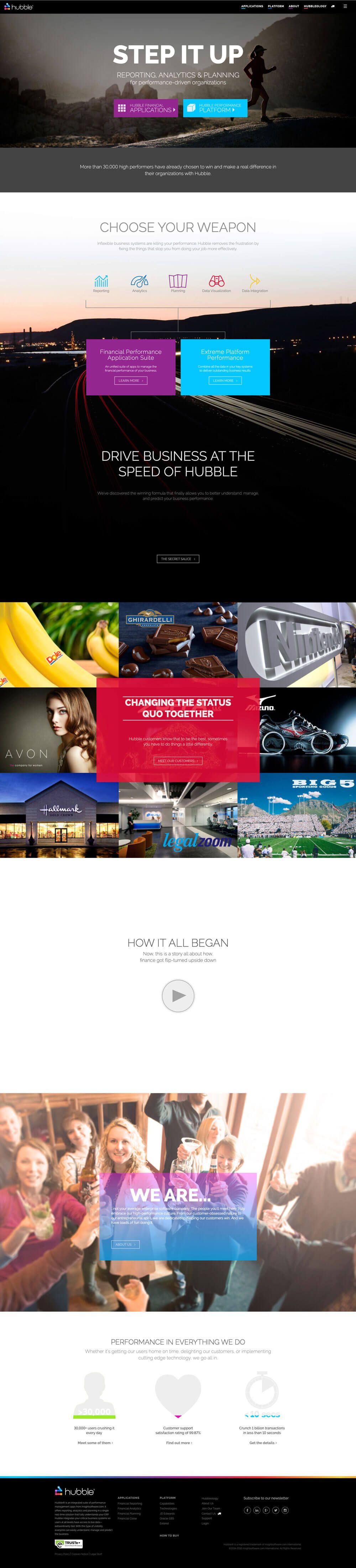 gohubble home page gen 1