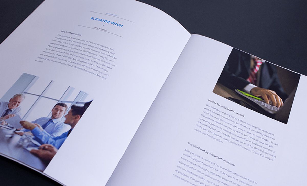 insightsoftware book elevator pitch