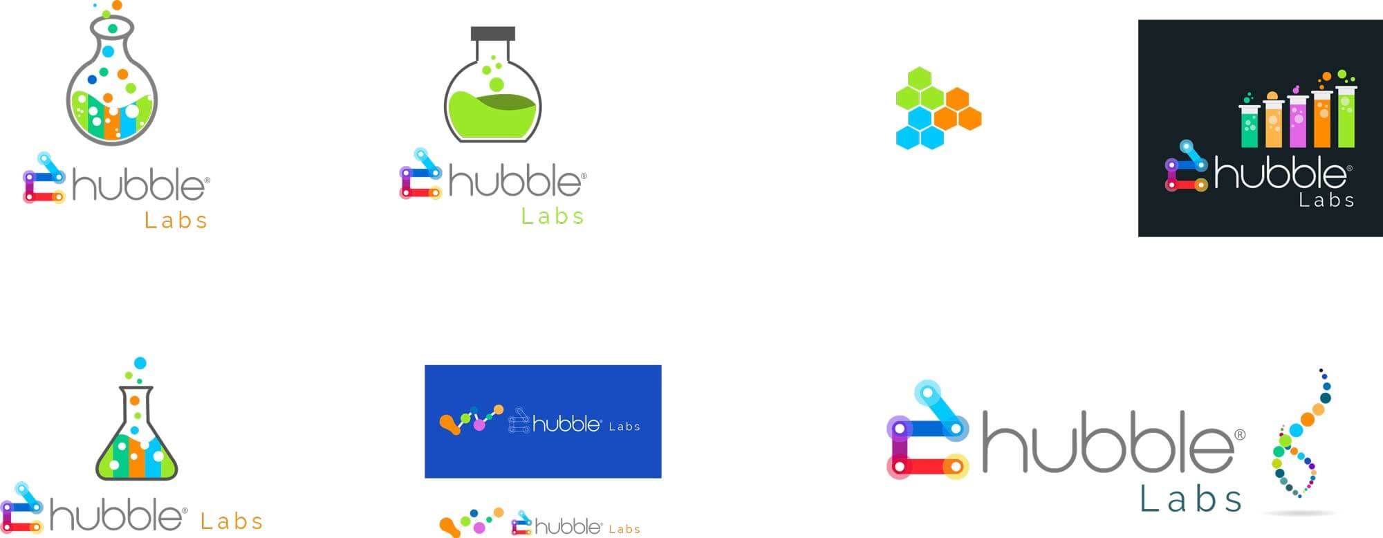 Hubble labs logo concept