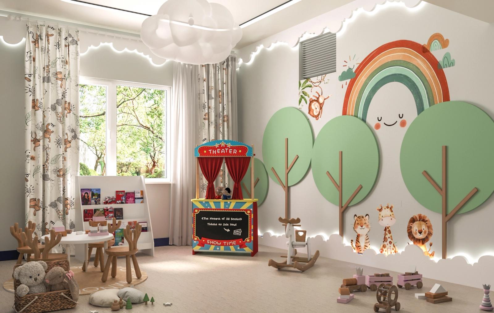 Acorn Day Care Interior, Interior visualization in Port Moody, BC