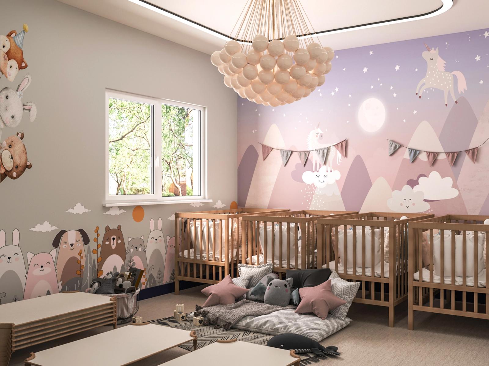 Acorn Day Care Interior, Interior visualization in Port Moody, BC