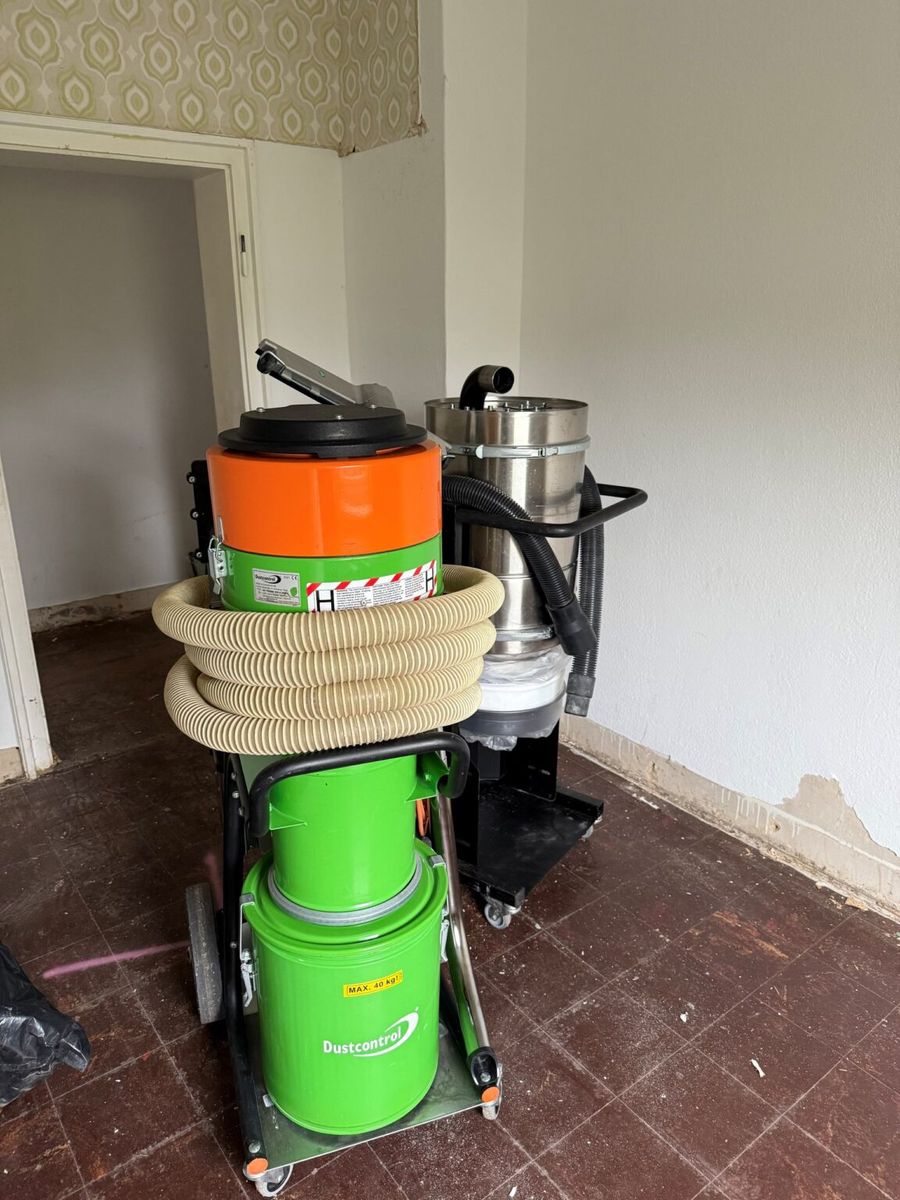Industriesauger der Staubklasse H mit HEPA-Filter für Asbest und KMF