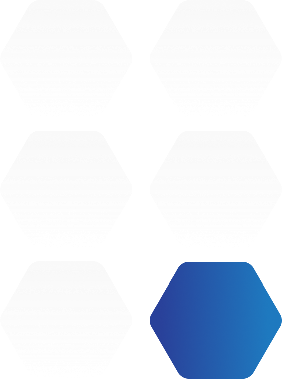 Integrations hexagon illustration