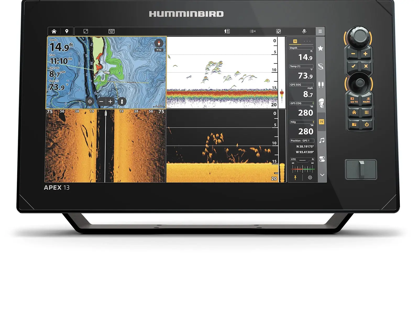 Echosonda Humminbird APEX 13 MSI+ CHARTPLOTTER
