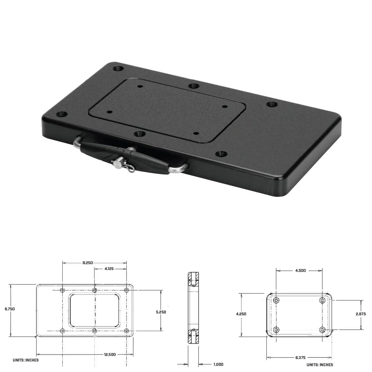 Minn Kota MKA-21 kompozytowy uchwyt szybkozłączny (QRB) do PowerDrive/AutoPilot - ujęcie 2