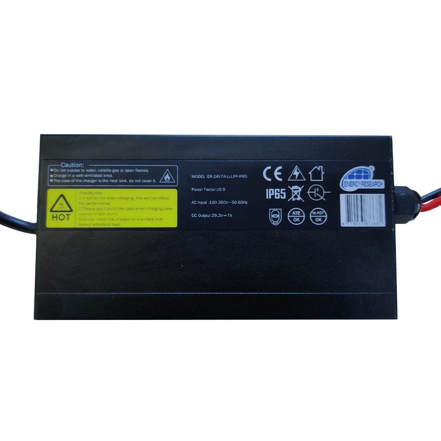 Ładowarka do akumulatorów litowych Energy Research 24V 7A