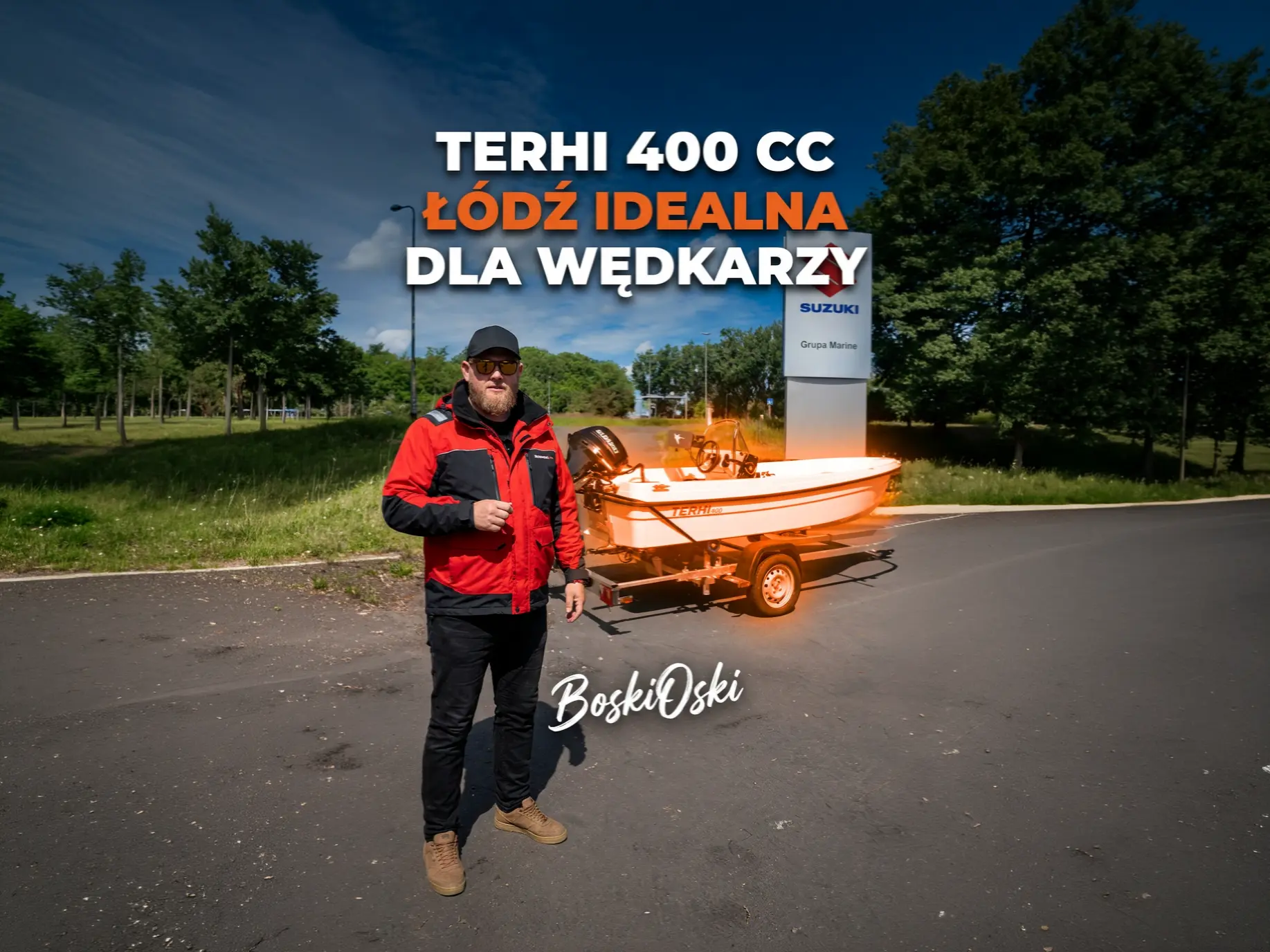Terhi 400 CC - łódka dla wędkarzy z echosondą na konsoli
