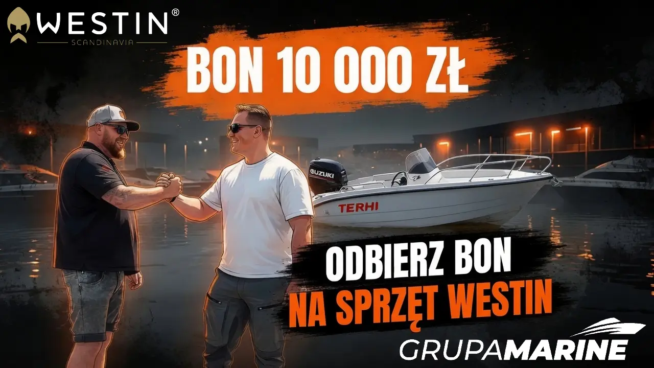 Terhi 450 za 86 000 zł z bonem 10 000 zł na sprzęt Westin Fishing - Grupa Marine i Westin