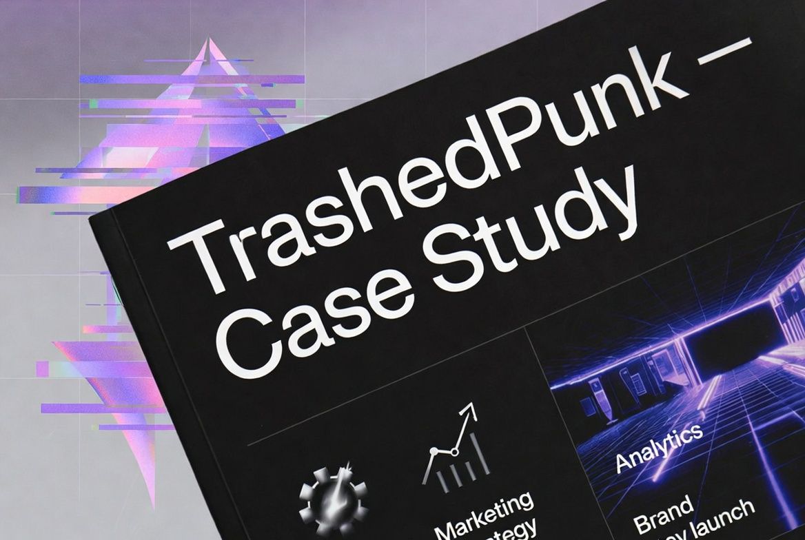 TrashedPunk: Brand launch system built from zero in 4 weeks