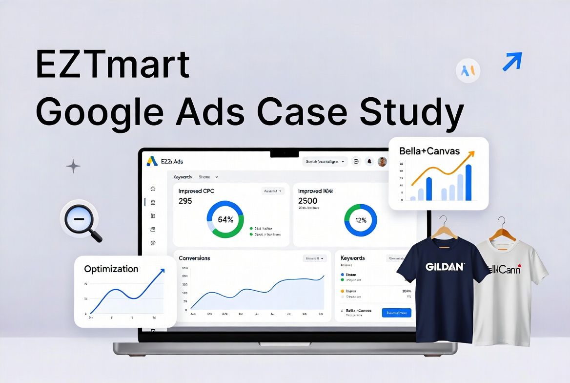 EZTmart: 5,249 keywords → 47 focused terms at $1.77 CPC
