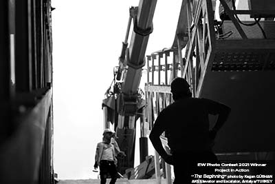 First place in the Ongoing Projects category at the Elevator World magazine photo contest goes to AKE