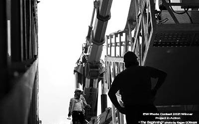 First place in the Ongoing Projects category at the Elevator World magazine photo contest goes to AKE