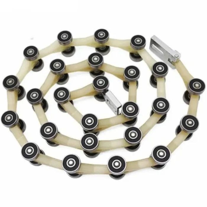HANDRAIL HORN BEARING - GLASS BALUSTRADE PLASTIC DOUBLE BEARING KM