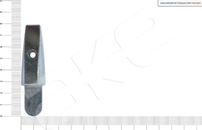 SKIRT PANEL BRUSH RAIL PLUG ALUMINIUM-RIGHT