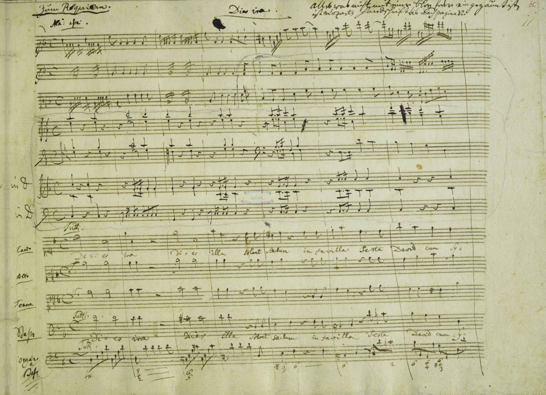 Mozart's Manuscripts: What His Handwriting Reveals