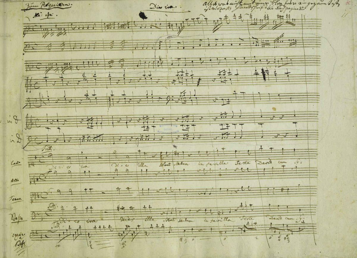 モーツァルトの自筆譜――その筆跡が語るもの | The Mozart Portal
