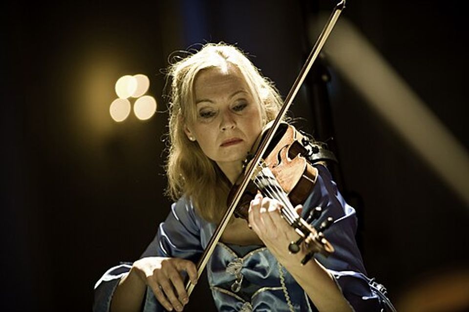 Angelika Lichtenstern 在宁芬堡宫音乐会首演上,2008年10月18日