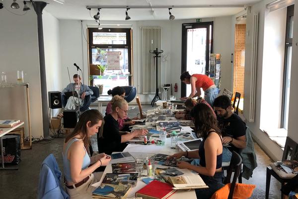 COLLAGEN-WORKSHOP mit Menumortu: Erstelle atemberaubende Upcycling-Kunstwerke — 6