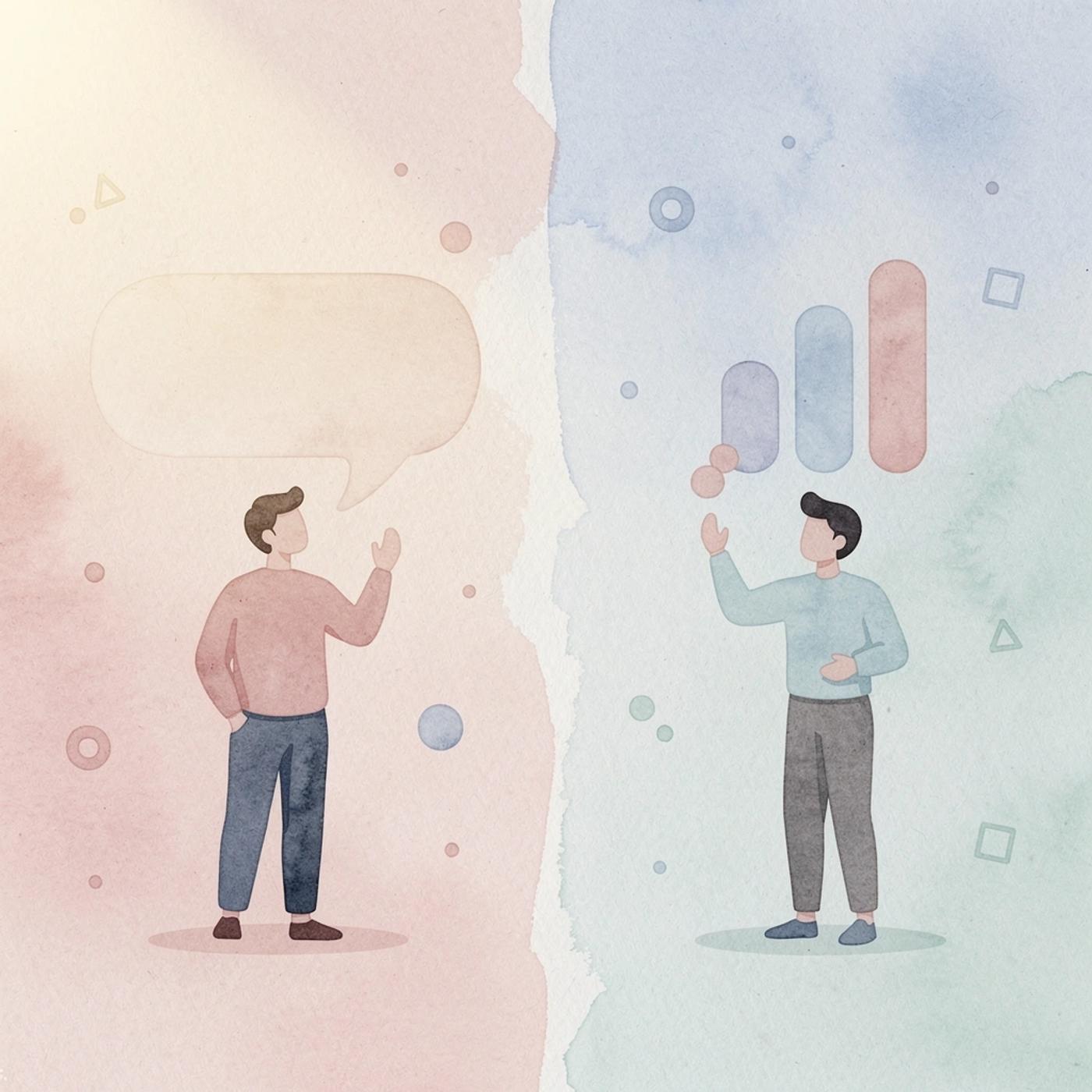 Split scene showing traditional development versus modern fast approach