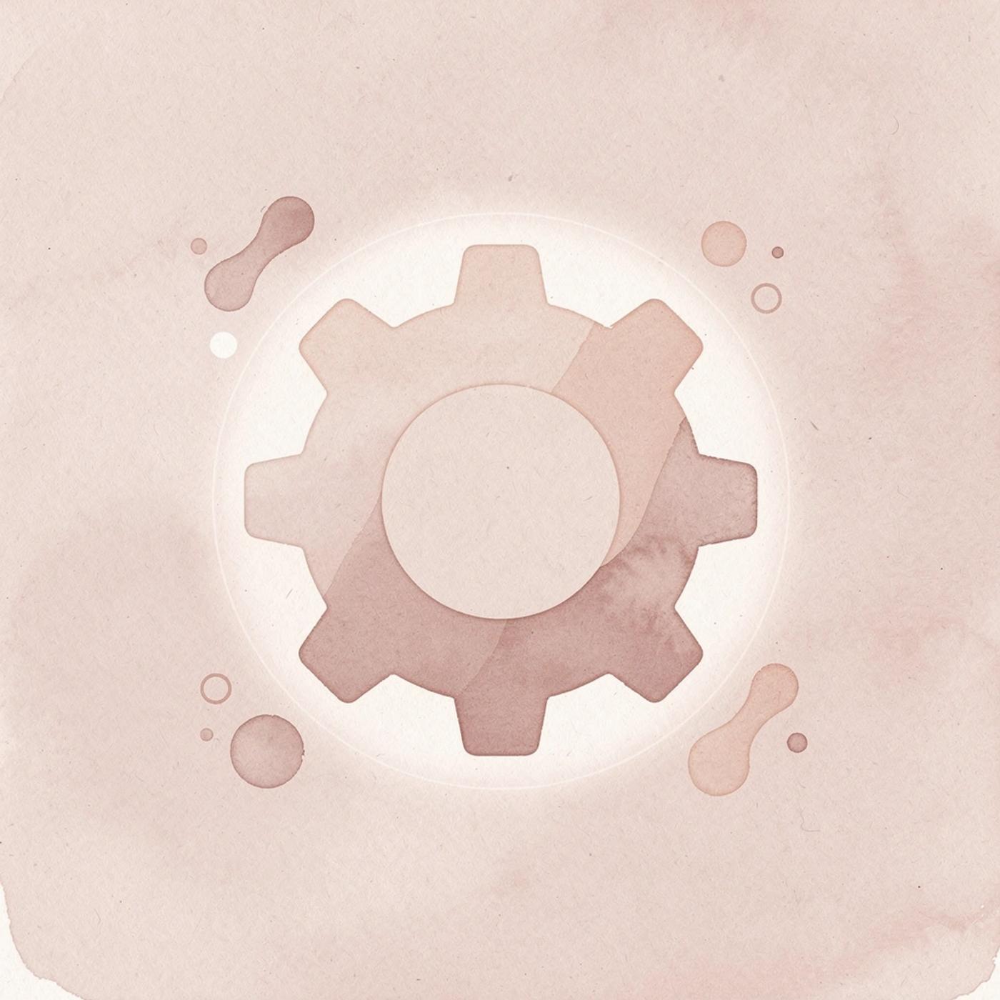 Gear icon representing automated systems and leverage