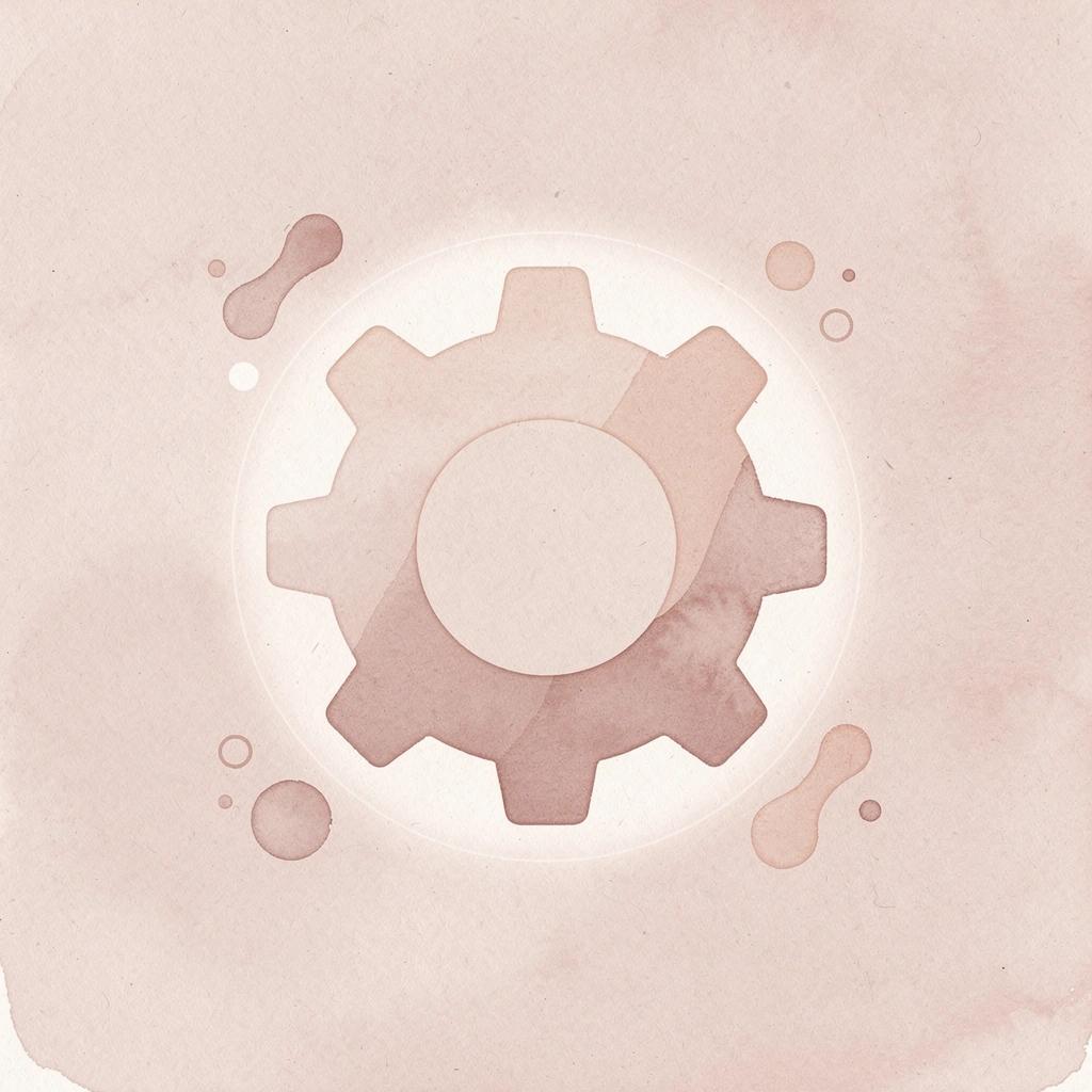 Gear icon representing automated systems and leverage