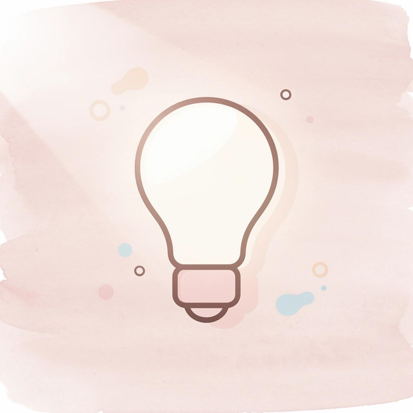 Lightbulb icon representing key insight