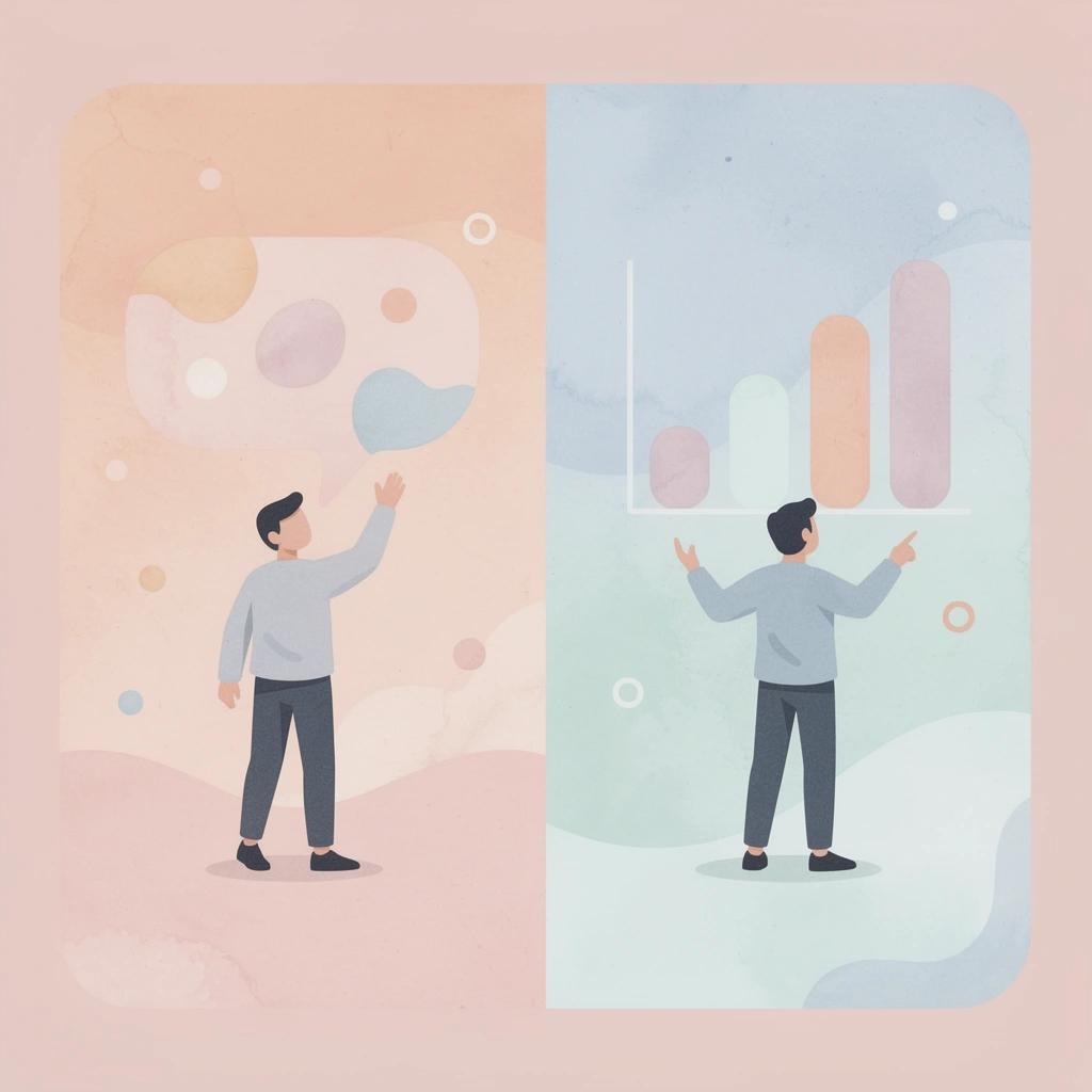 Scene comparing the old complex startup model versus the modern simplified solo SaaS launch