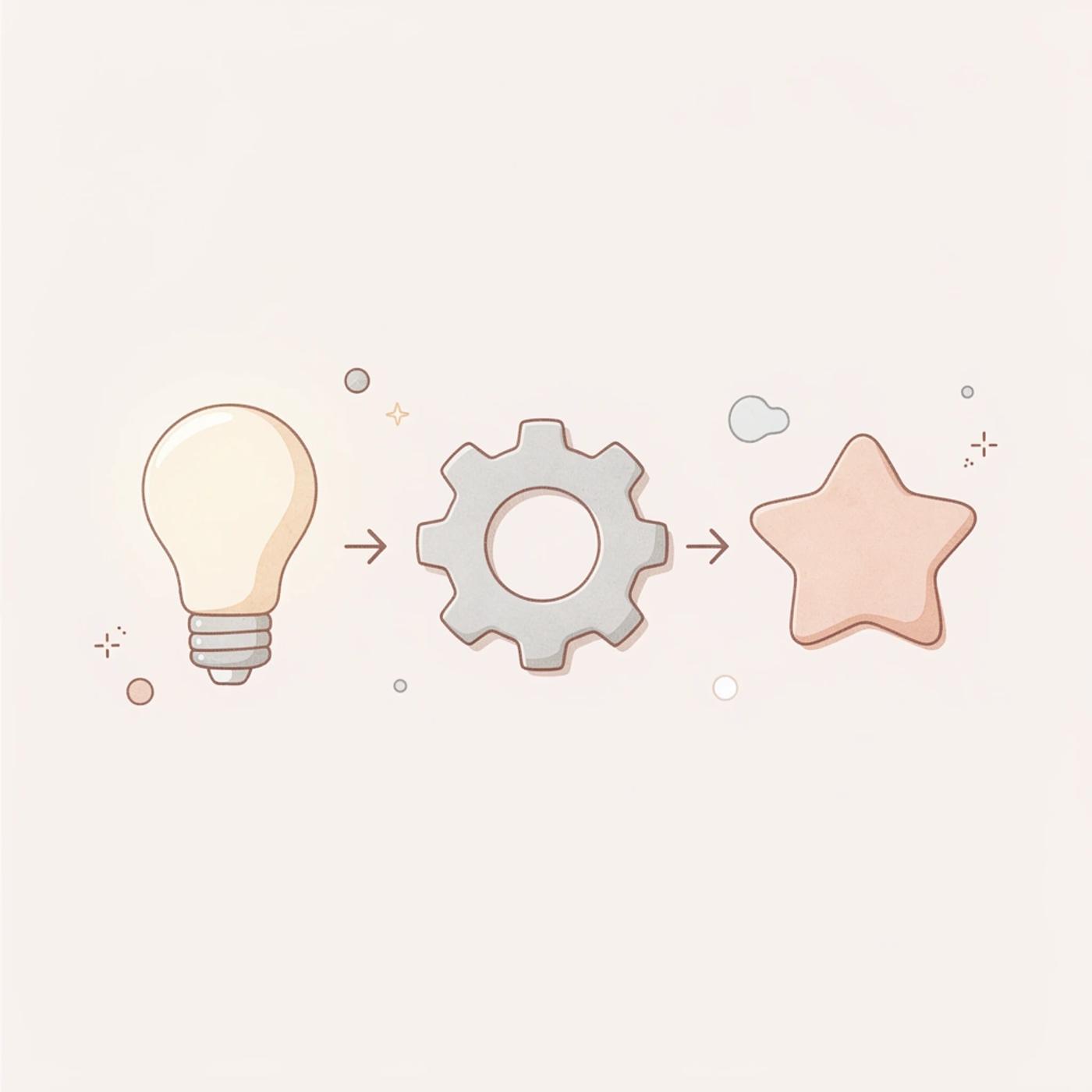 Three icons showing progression from multiple tools to a single system to fast execution
