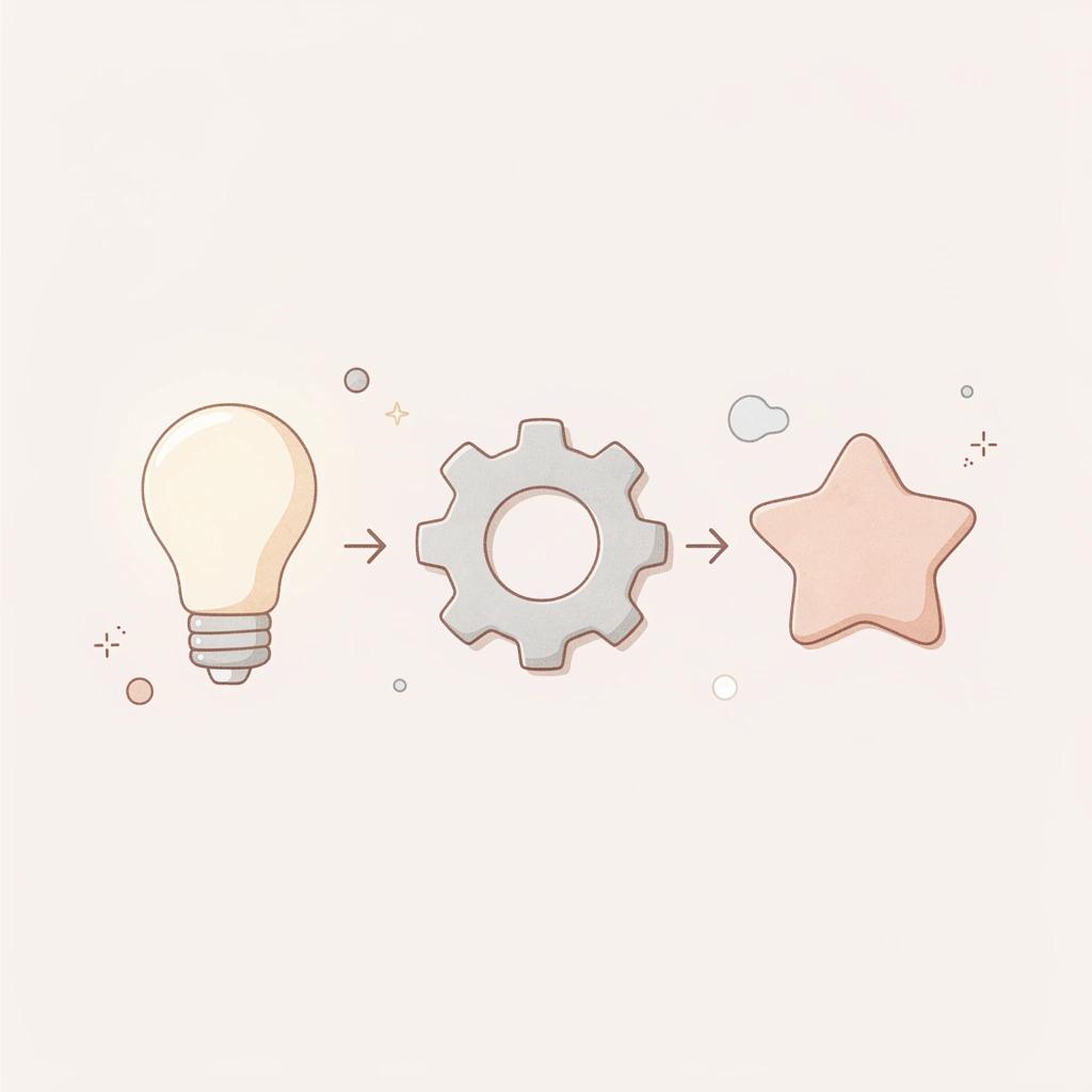Three icons showing progression from multiple tools to a single system to fast execution