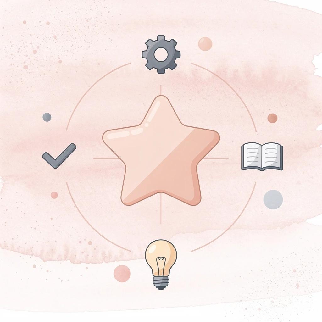 Central platform icon connected to planning, coding, deployment, marketing, and operations icons