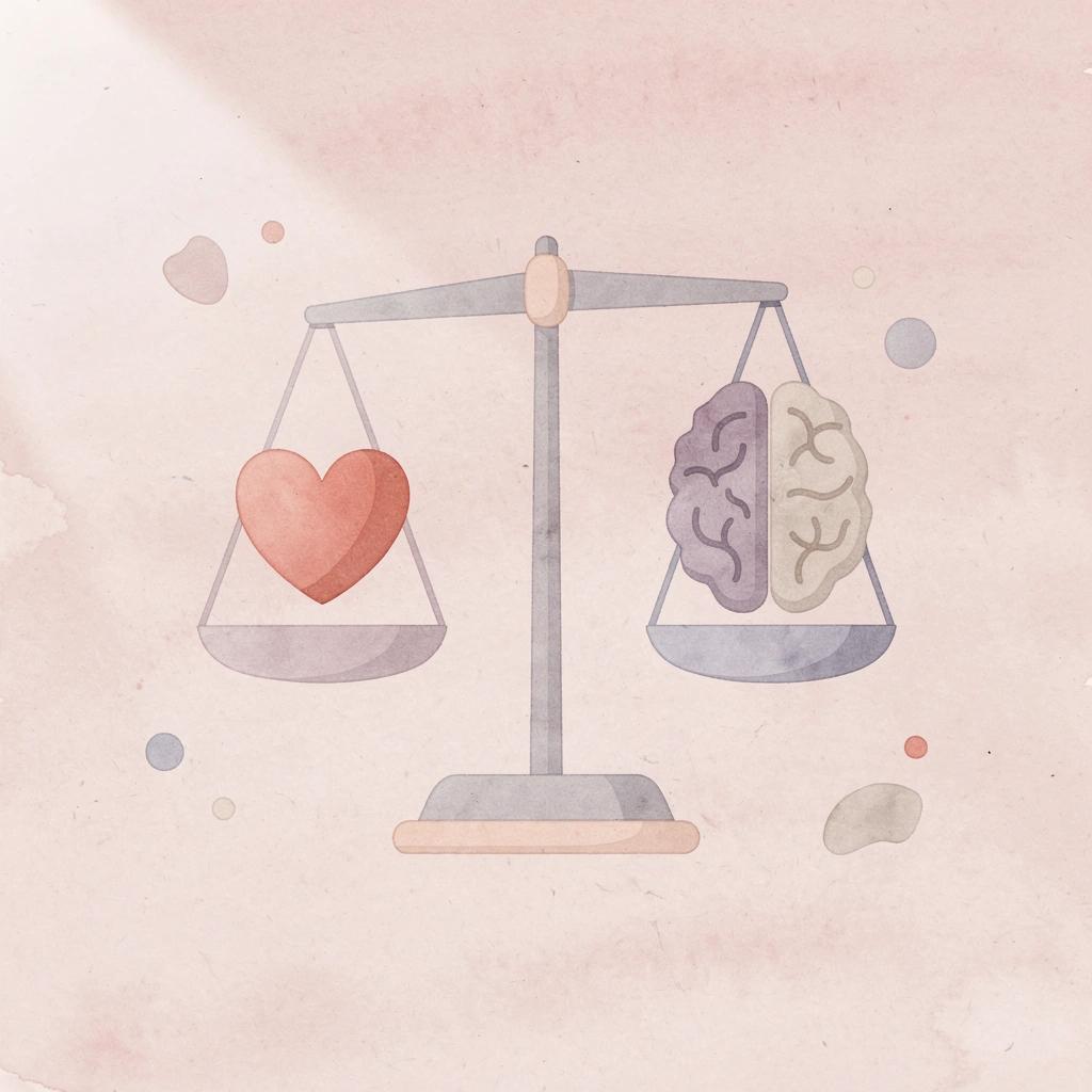 Balance scale comparing AI coding tools