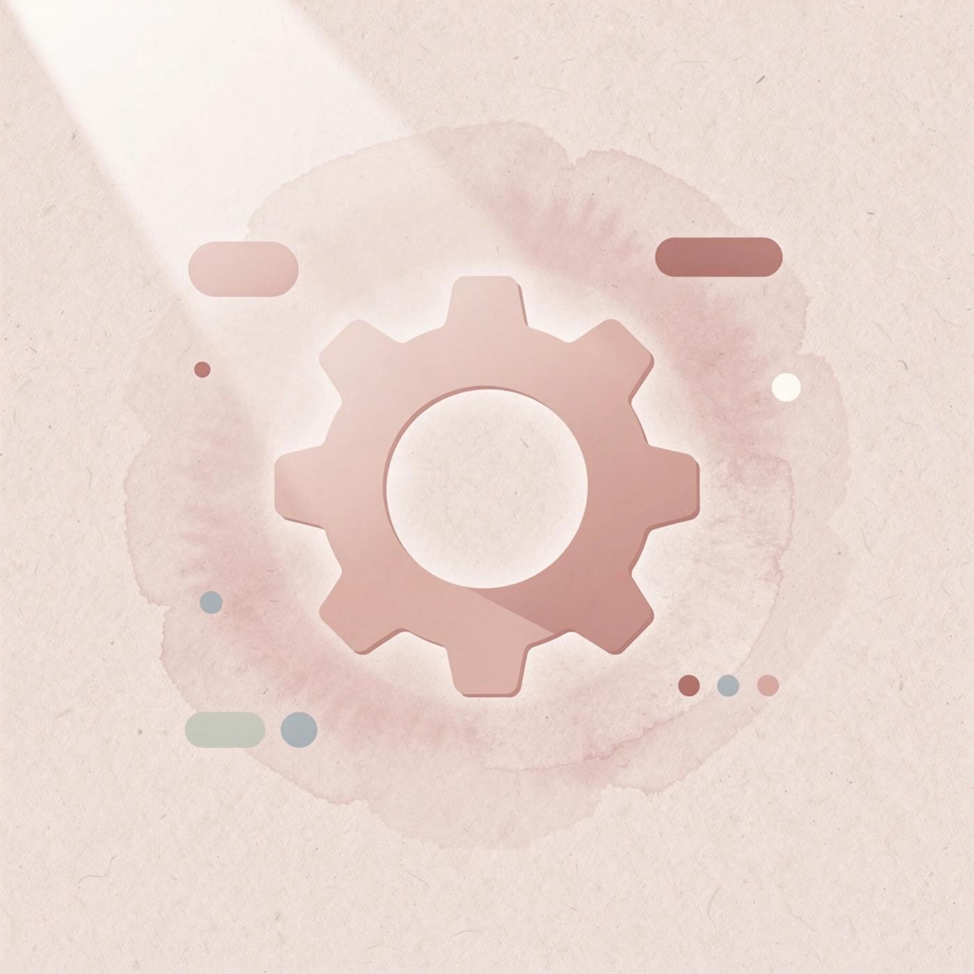 Gear icon representing AI app builder tools