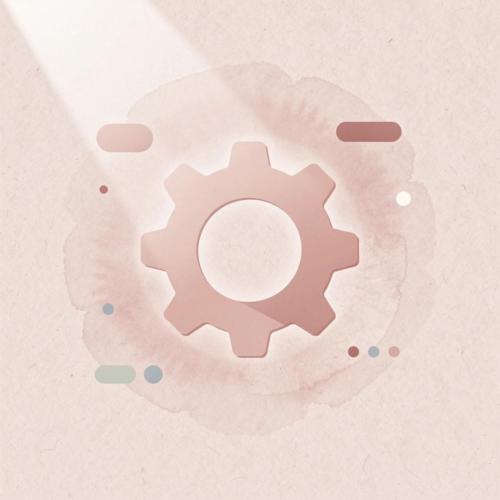 Gear icon representing AI app builder tools