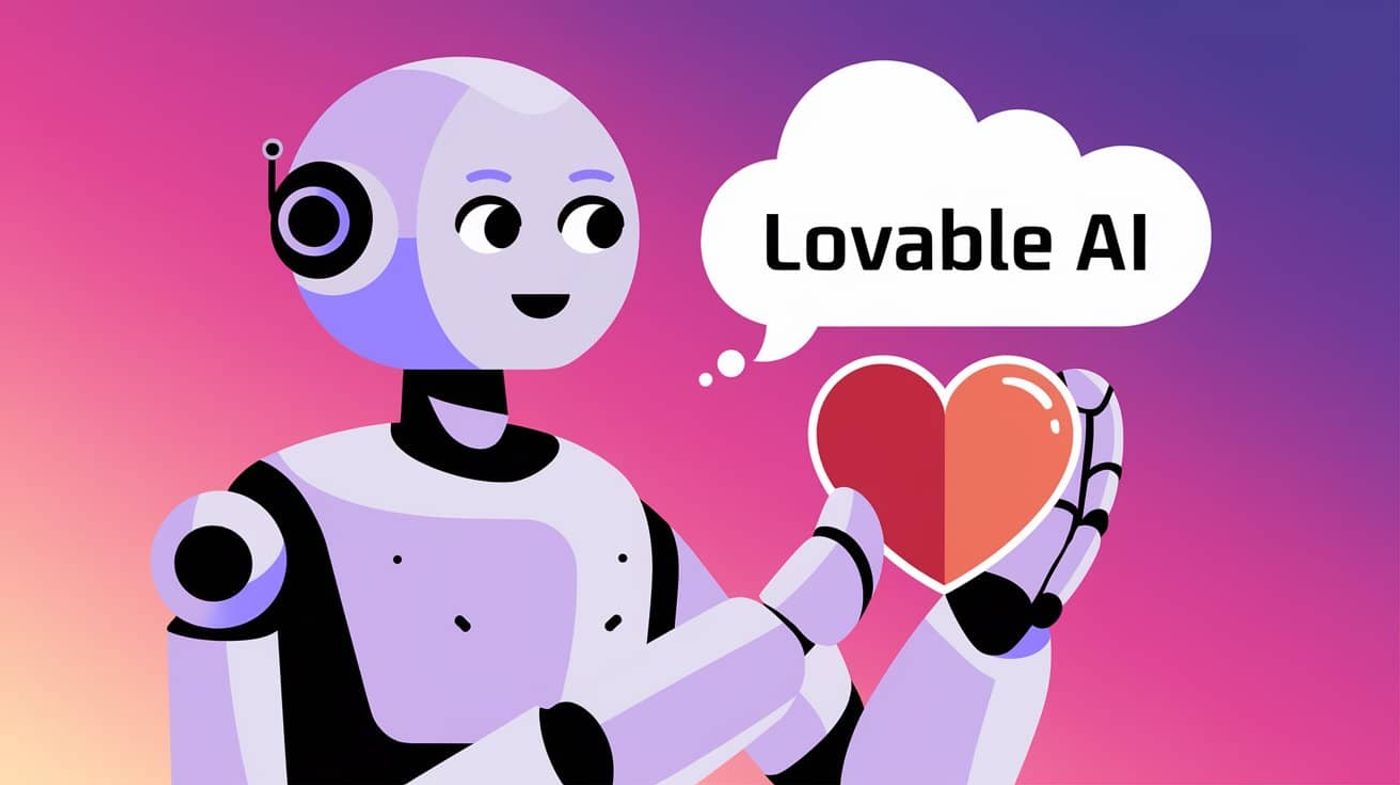 bot holding a heart - Lovable AI Alternatives