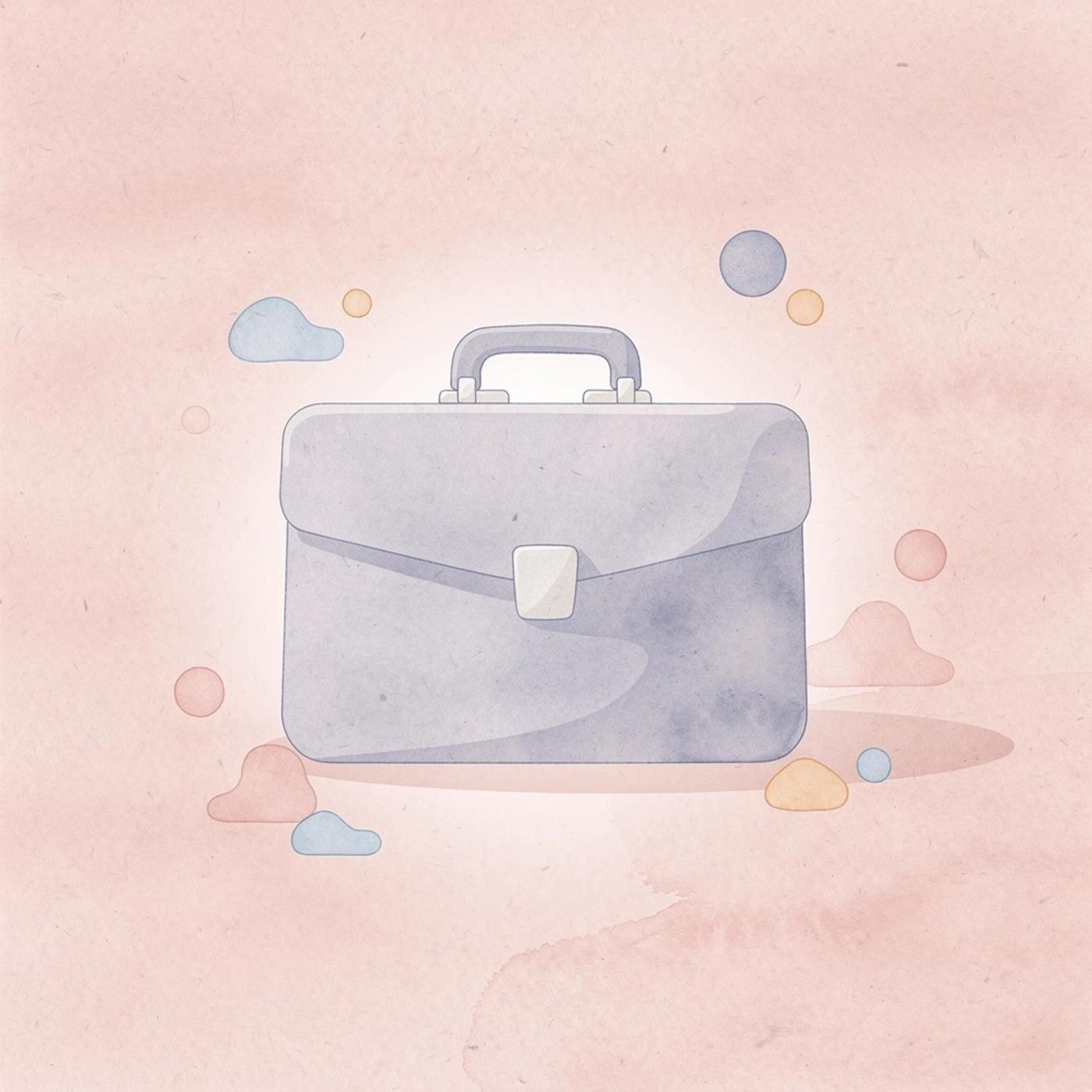 Briefcase icon representing a business building