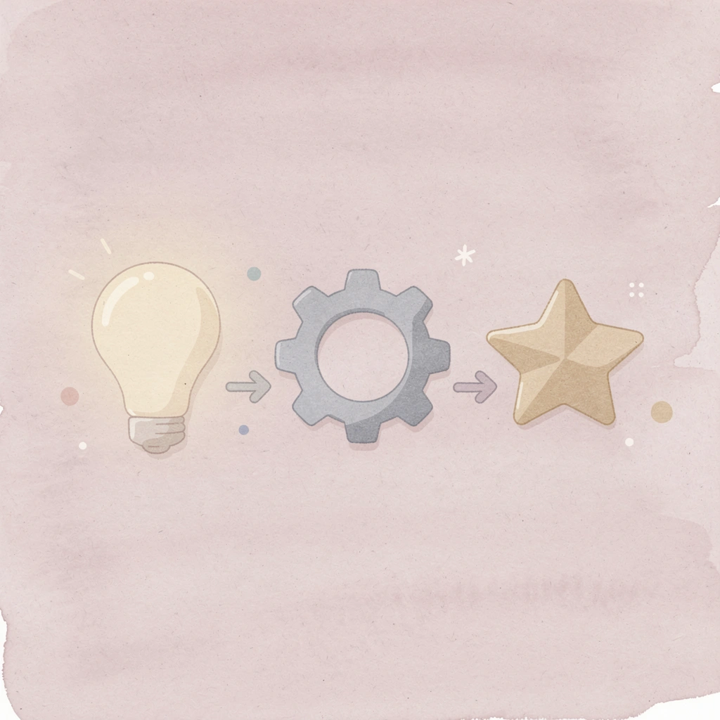 Three icons showing product development, marketing, and operations working together