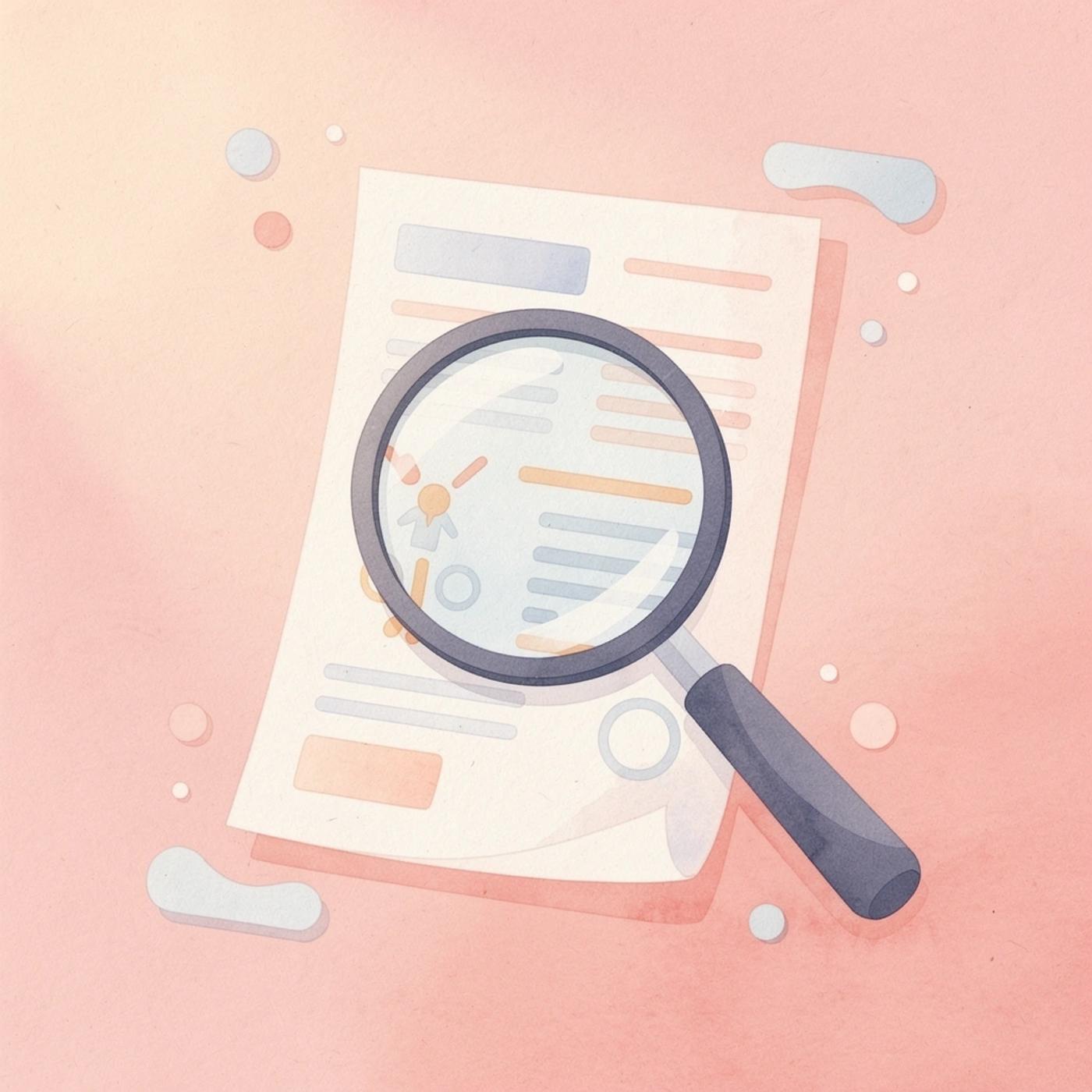 Scene of a magnifying glass examining a hidden flaw, representing wrong assumptions in no-code SaaS