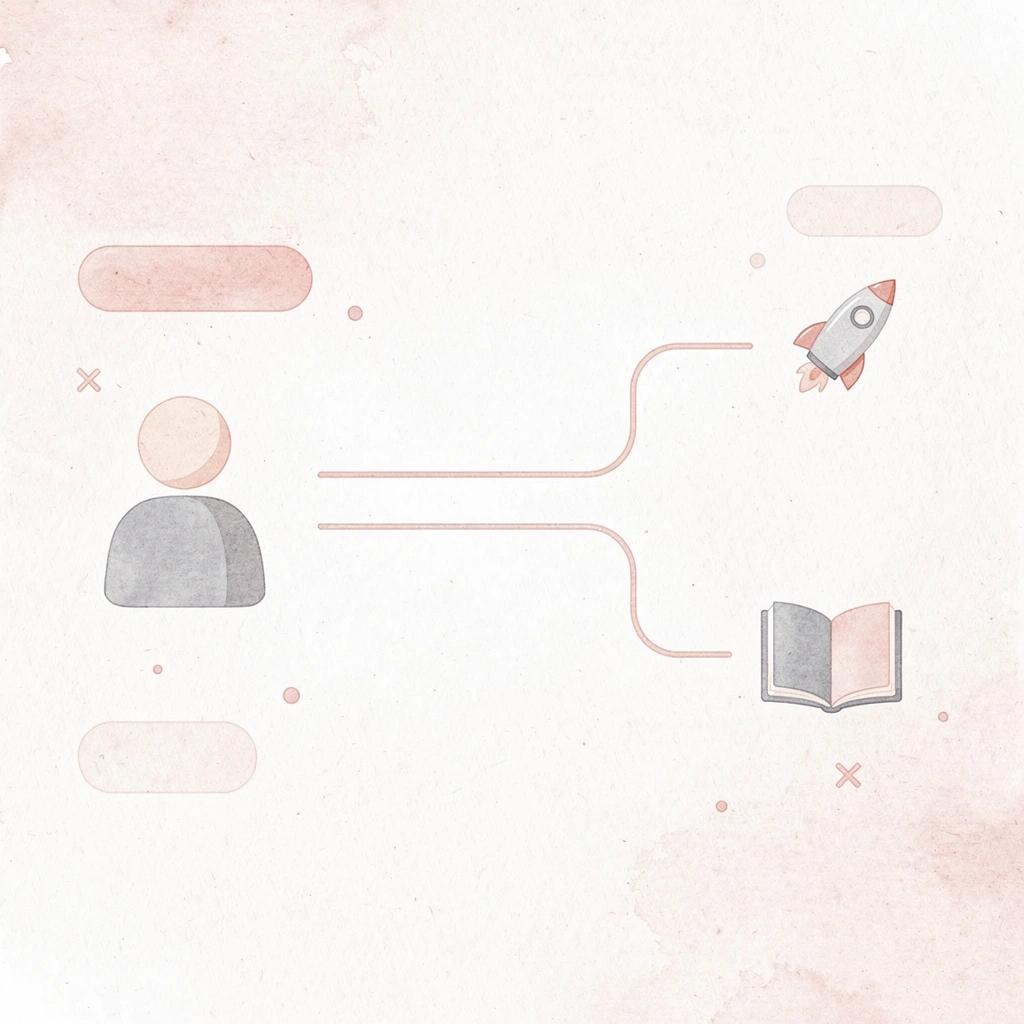 Code icon splitting into business system components