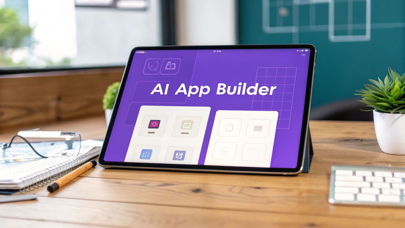 AI builder screen - AI App Builders