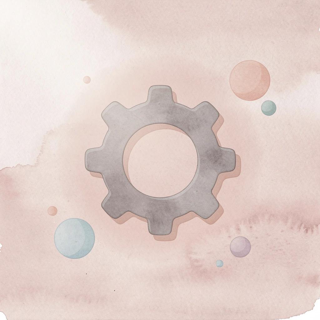 Gear icon representing underlying process issues