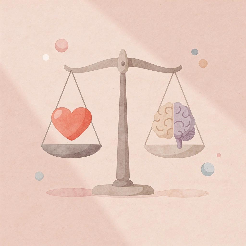 Balance scale showing LLM coding strengths versus weaknesses