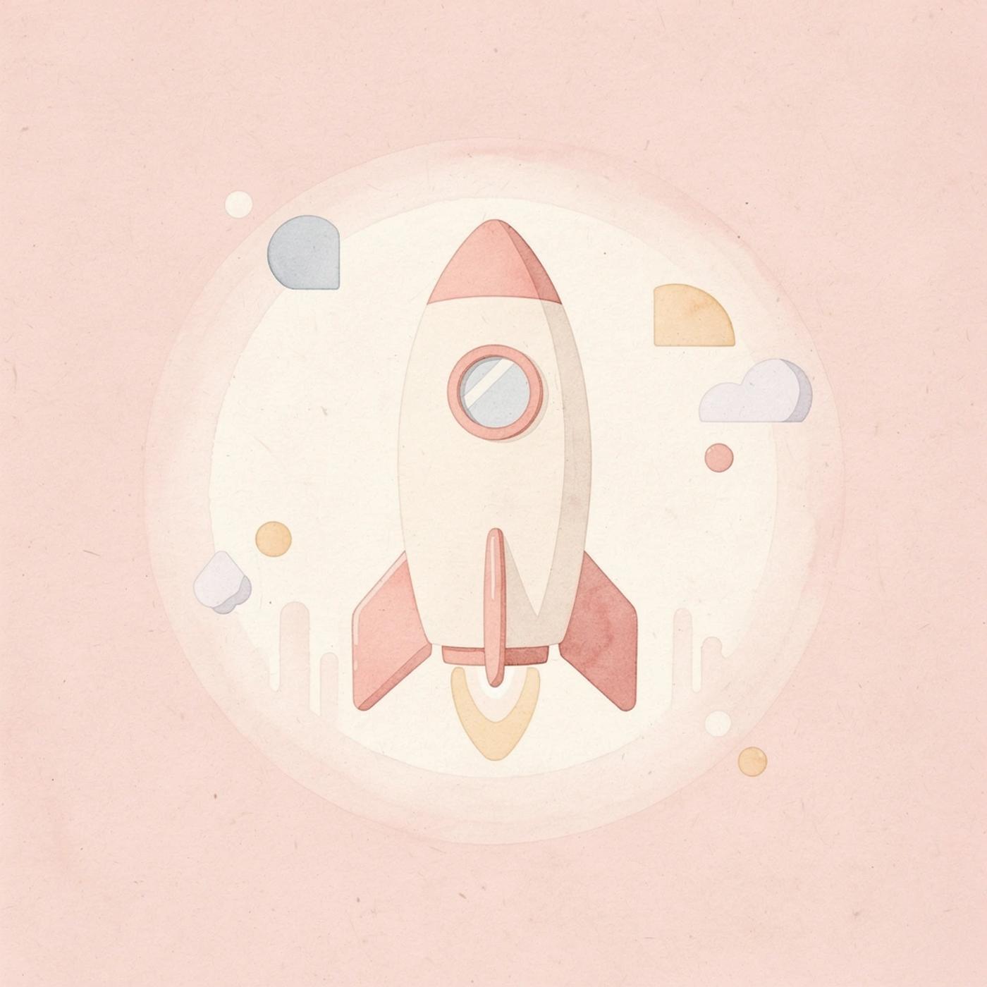 Rocket icon representing rapid prototyping and quick launches