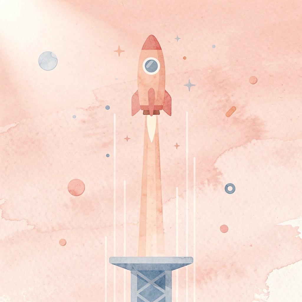 Scene of a product launch being held back by obstacles