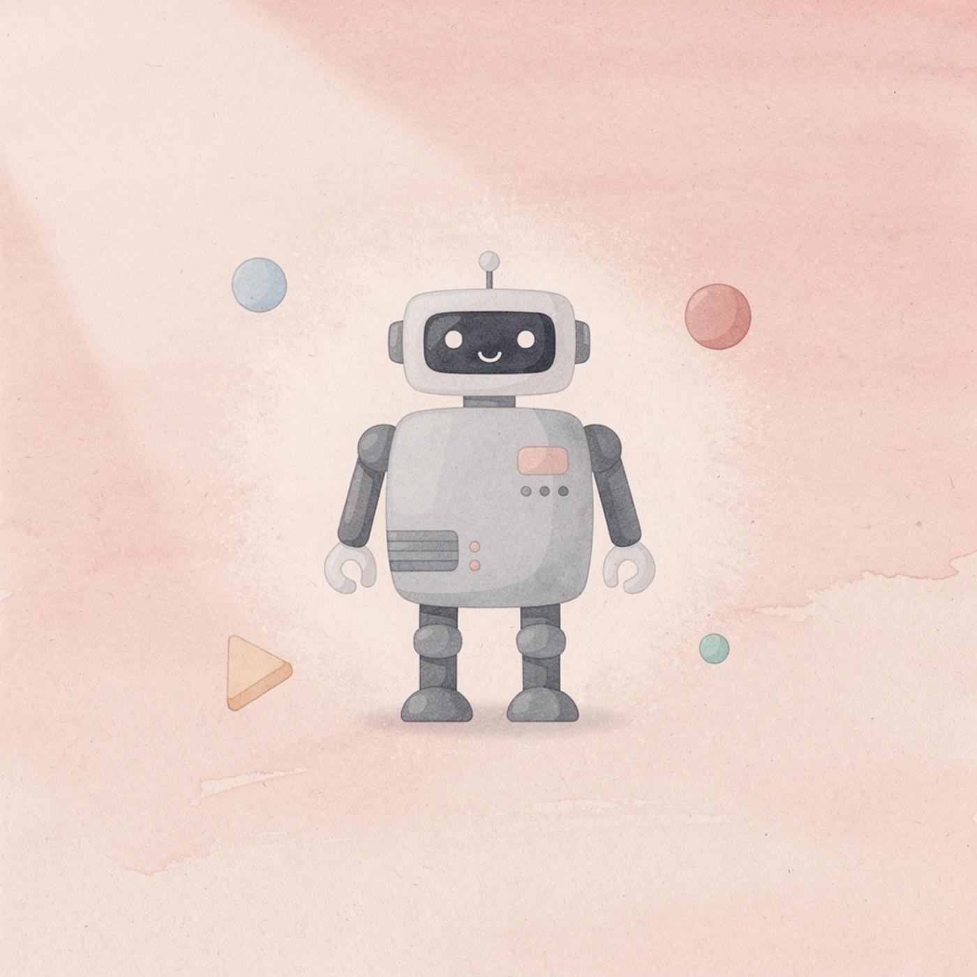 Robot icon representing AI automation