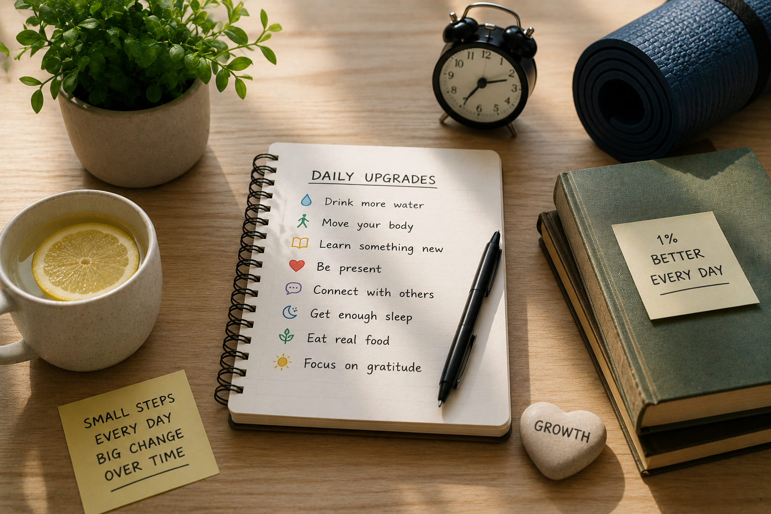 The Small Daily Upgrades That Add Up to a Better Life