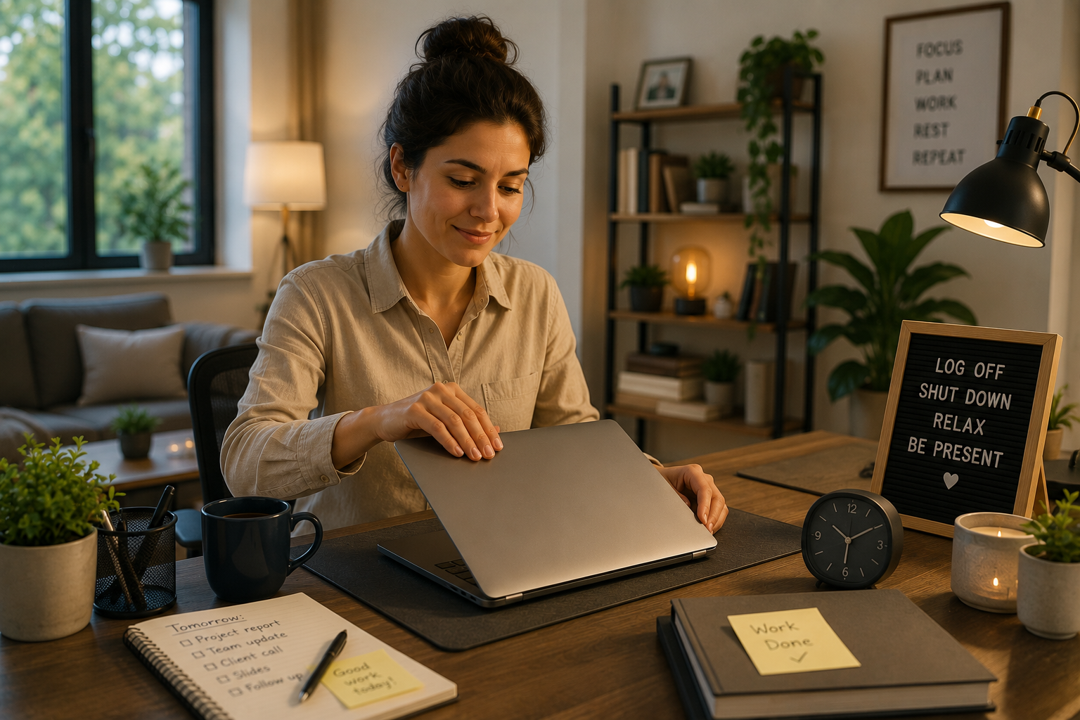 How to Actually Log Off When You Work from Home
