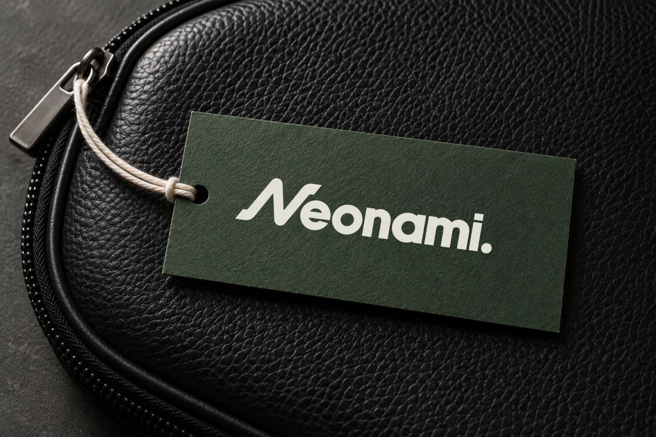 Neonami: retail hang tag
