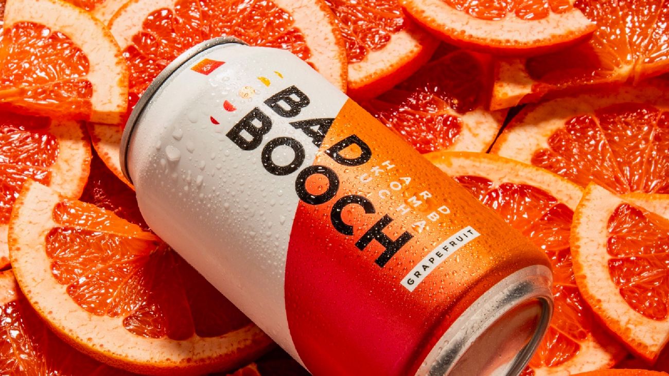 Bad Booch Hard Kombucha: grapefruit