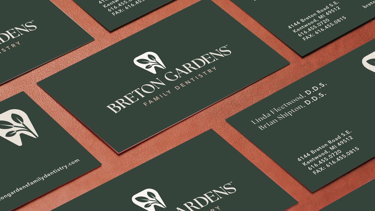 Breton Gardens Dentistry: business cards